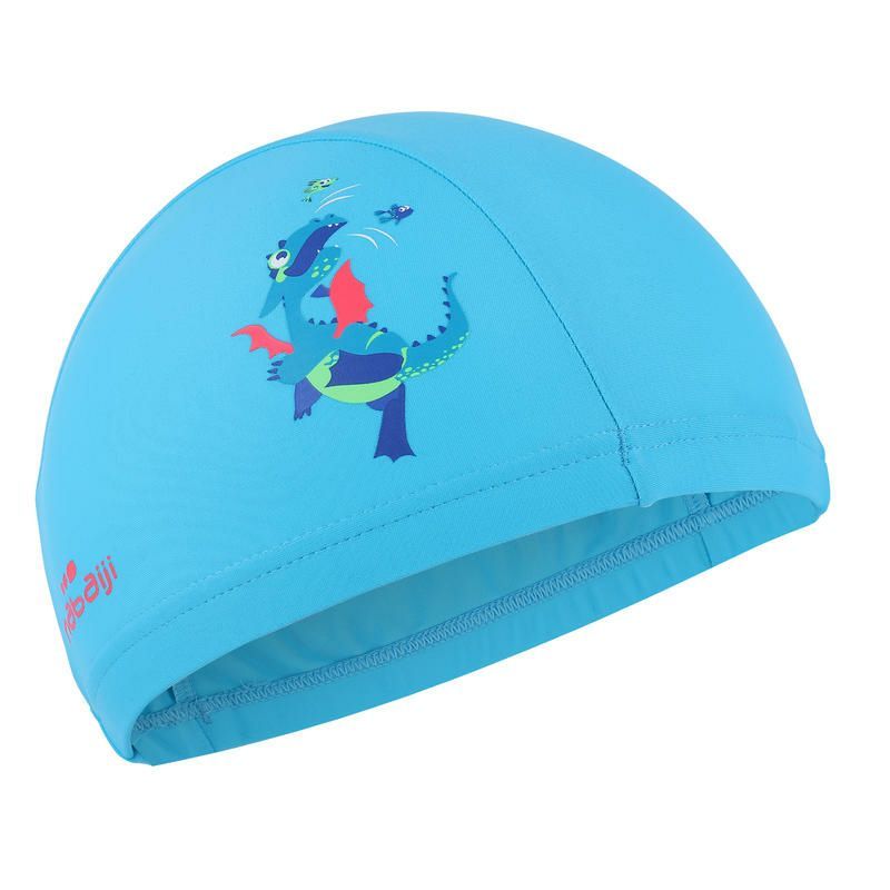 หมวกว่ายน้ำ nabaiji ผ้าตาข่าย (สีฟ้า) size S หมวกว่ายน้ำเด็ก
