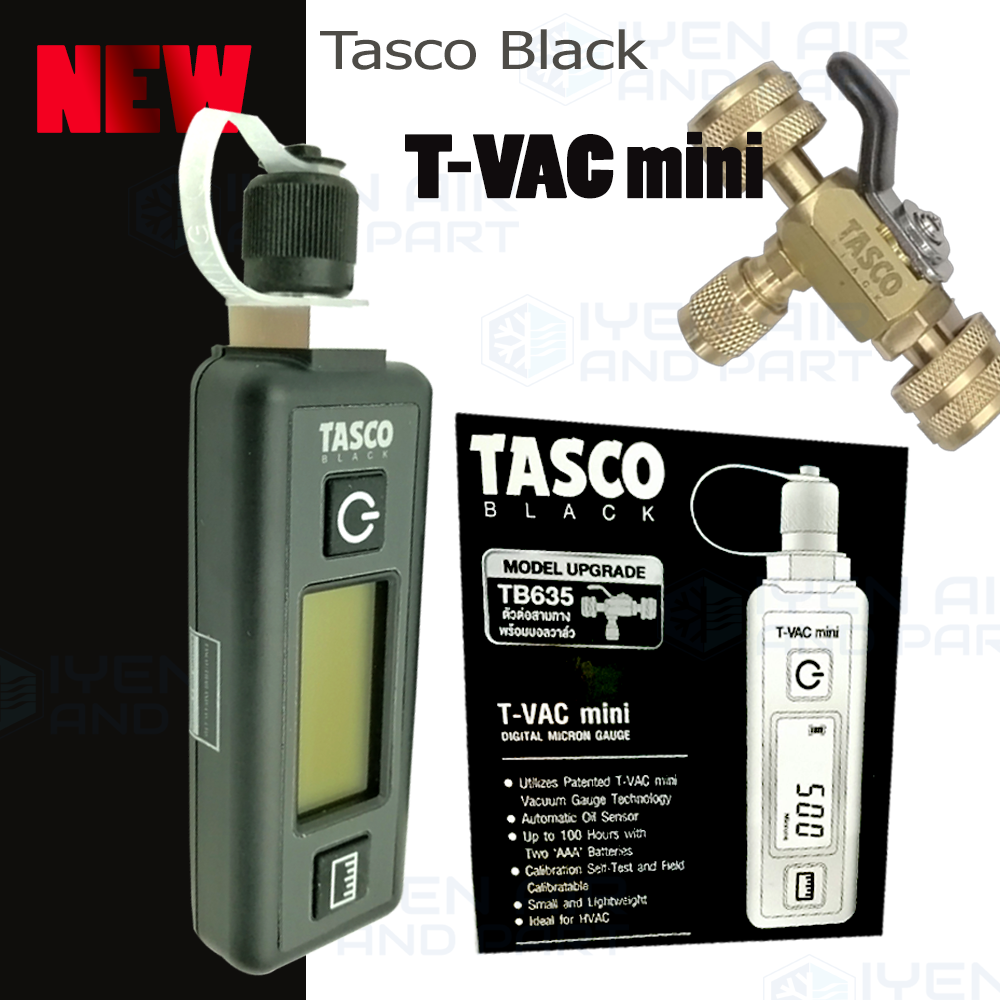 T-VAC mini : Digital Micron Gauge – Tasco Black