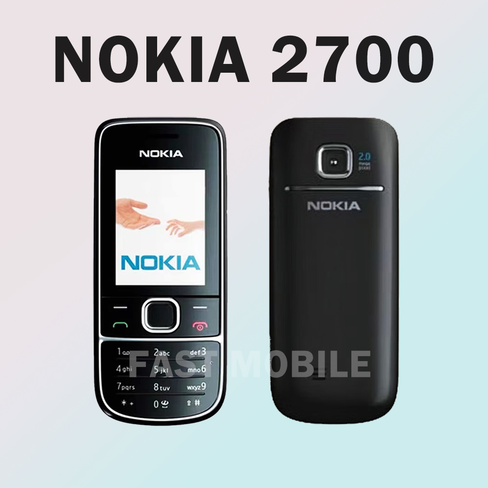 Nokia 2700โทรศัพท์มือถือปุ่มกด ปุ่มกดไทย-เมนูไทยใส่ได้AIS DTAC TRUE ซิม4G โทรศัพท์ปุ่มดังเหมาะสำหรับผู้สูงอายุ ราคา 325 บาท*ส่งฟรี