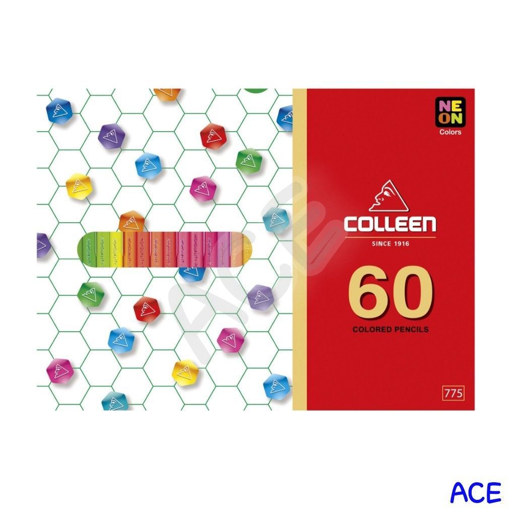 Colleen สีไม้คอลลีน 60สี รุ่น775(หัวเดียว)