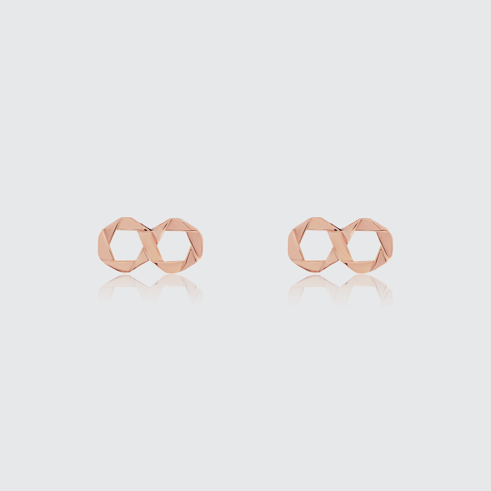 ORIGAMI LUCKY STUD EARRINGS ต่างหูลายกระดาษพับ สัญลักษณ์แห่งความโชคดี และ ความสุข  13 ลาย