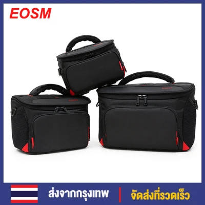 EOSM วัสดุกันน้ําไนล่อน DSLR กระเป๋ากล้องถ่ายภาพแบบพกพากระเป๋าสําหรับ Canon 100D 550D 600D 650D 700D 750D 760D 60D 7D2 Canon Camera Bag