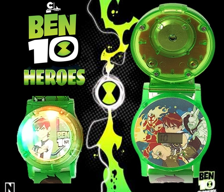 (พร้อมส่ง) นาฬิกาเด็ก ผู้ชาย เบ็นเท็น มีเสียงมีไฟ ดิจิตอล หน้าปัดหมุน นาฬิกาเด็ก นาฬิกาข้อมือ เด็กชาย ลายการ์ตูน RC109