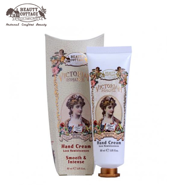 BEAUTY COTTAGE VICTORIAN ROMANCE MEMORIES OF LOVE HAND CREAM บิวตี้ คอทเทจ วิคตอเรียน โรแมนซ์ เมมโมรี่ ออฟเลิฟ แฮนด์ครีม (30ML/หลอด)