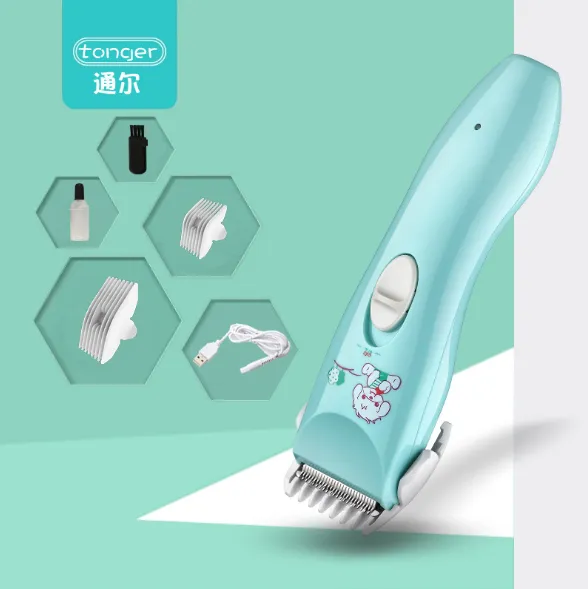 Boker แบตตาเลี่ยน ปัตตาเลี่ยน ตัดผมเด็ก ไร้สาย เสียงเบา Baby hair Clipper