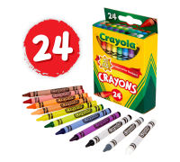 Crayola 24Ct Classic Crayons  เครโยล่า สีเทียน 24สี คลาสสิค 52-3024