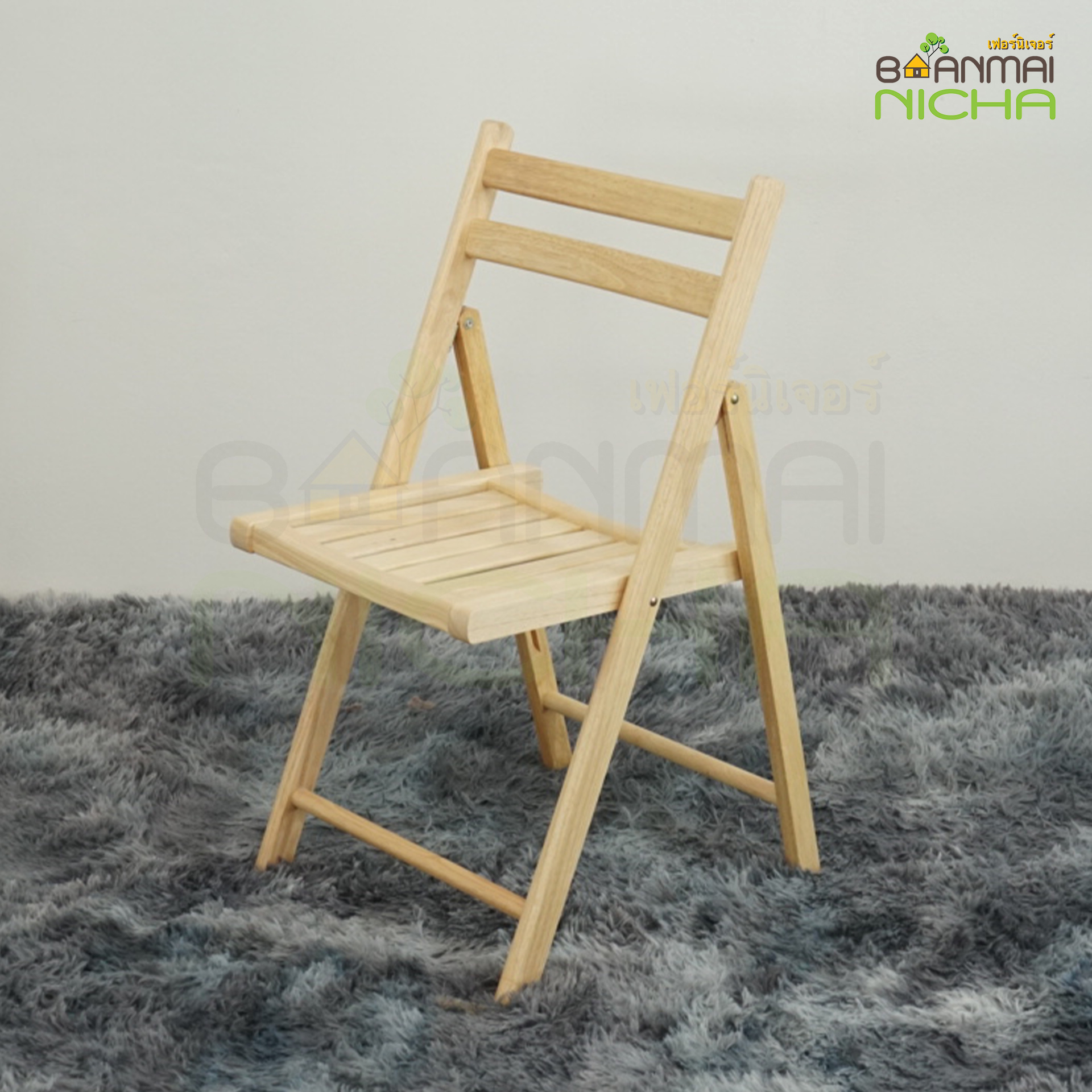 เก้าอี้กินข้าว เก้าอี้ไม้พับได้ เก้าอี้มีพนักพิง เก้าอี้ไม้ยางพารา เก้าอี้นั่งเล่น รุ่นมีเบาะ รุ่น Yแชร์ Size: 50x45xสูง45 cm. จัดส่งฟรี!