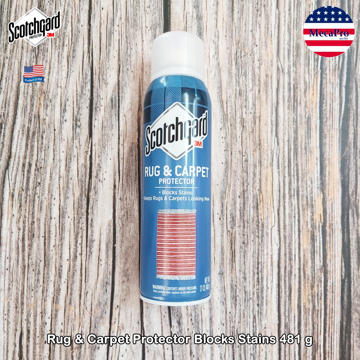 Scotchgard® Rug & Carpet Protector Blocks Stains 481 g สเปรย์เคลือบกันน้ำ และคราบสกปรก สำหรับผ้าและพรม ราคา 1,559 บาท*ส่งฟรี