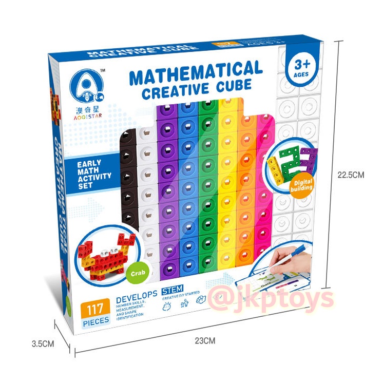 Todds & Kids Toys by Jkp Toys Cube Puzzle, Teaching Addition-Subtraction, Activity Cards, Activity Cards Toys to Enhance Concentration Skill-Building Toys Birthday Gifts Montessori Toys for Girls, Developmental Toys, Wooden Toys, Toys for 2-Year-Old Child