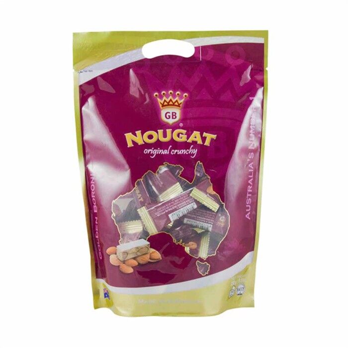 Golden Boronia Nougat: รส original Crunchy Australia's No. 1 ตังเมสอดไส้ Almond ขนาด 250 กรัม สินค้าขายดีในออสเตรเลีย