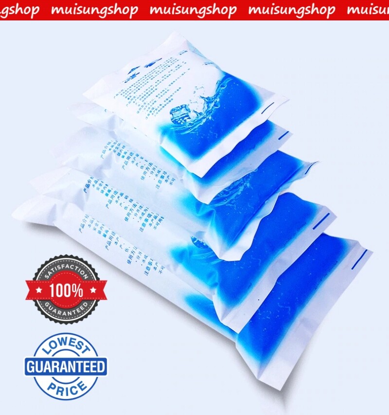 MUISUNGSHOP ❄️10 PACK ถุงเก็บความเย็นแบบใส่น้ำ ❄️ice pack ice gel  ไอซ์แพค เจลเย็น น้ำแข็ง เจลเก็บความเย็น Ice gel ไอซ์เจล แช่นม