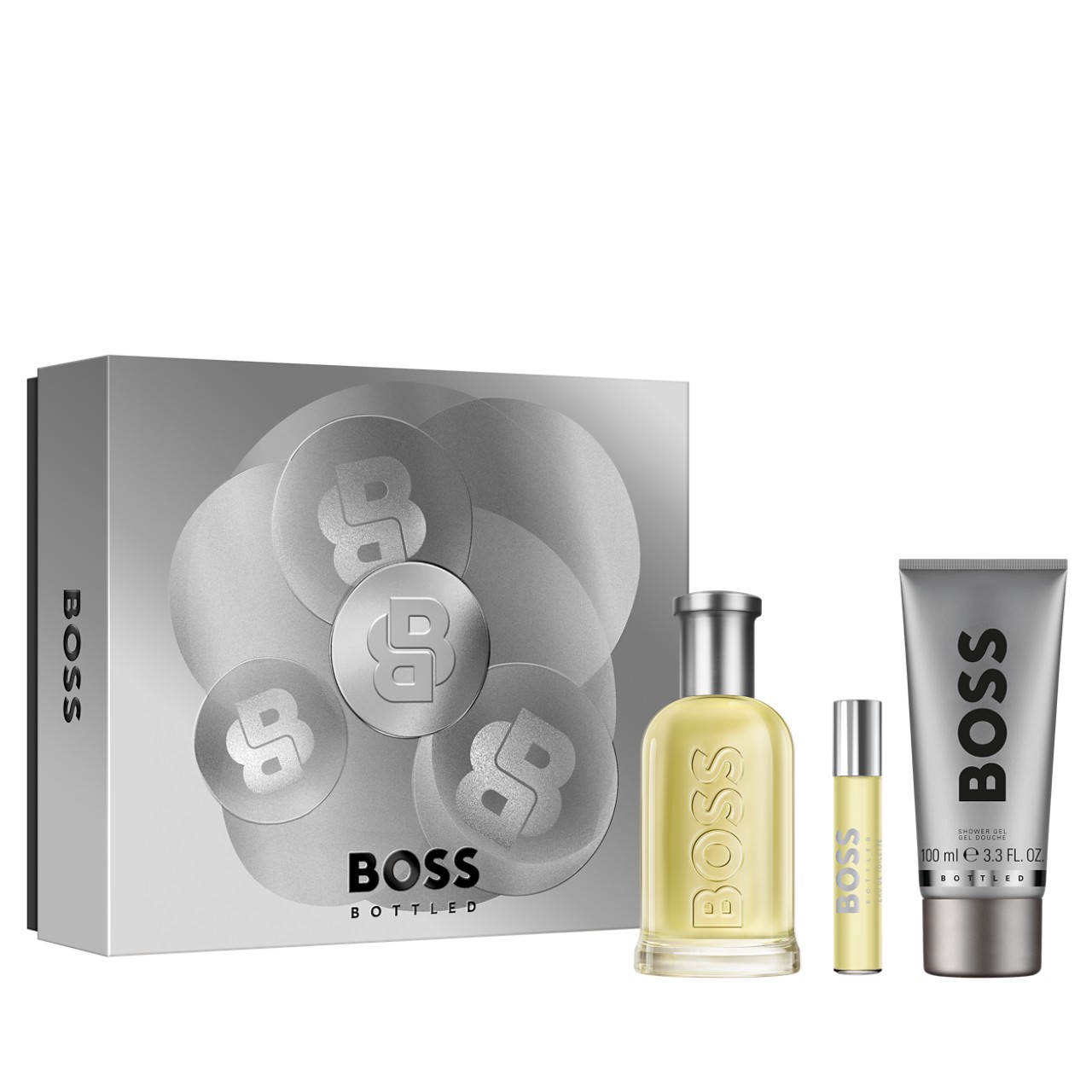 Boss Hugo Boss Boss Bottled Fragrance Sets (Multi) (Boss Bottled EDT for Men 100ml + Boss Bottled Edt for Men Travel Spray 10ml + Boss Bottled Shower Gel for Men 100ml) | by HUGO BOSS Fragrances ราคา 4,820 บาท*ส่งฟรี