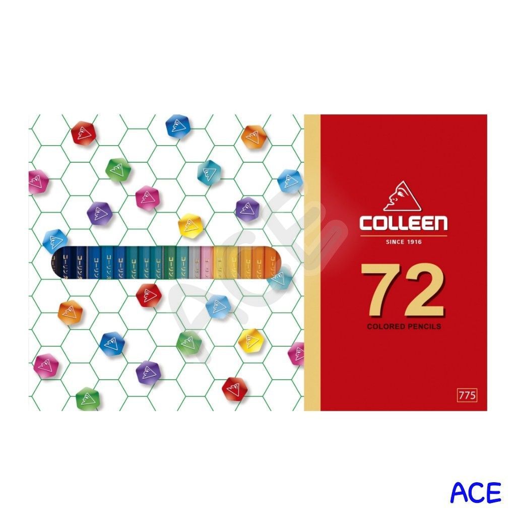 Colleen สีไม้คอลลีน 72สี รุ่น775 (หัวเดียว)