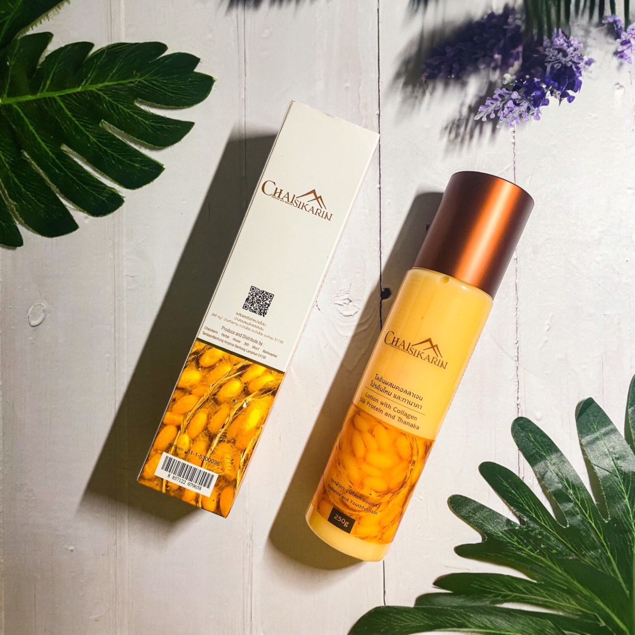 Chaisikarin-Chai sikarin herbal-silk protein and tanaka Body lotion with Collagen ราคา 640 บาท*ส่งฟรี