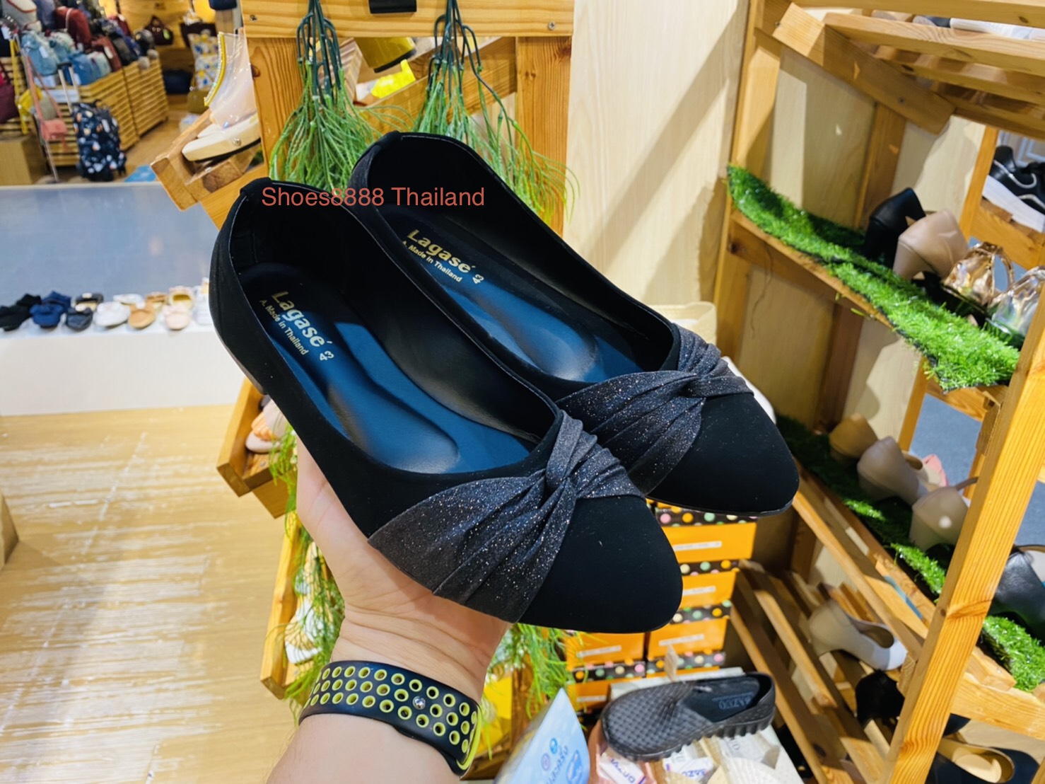 Shoes8888 Thailand รองเท้าBig size คัทชูหัวแหลม โบร์บิด ไซล์41-45