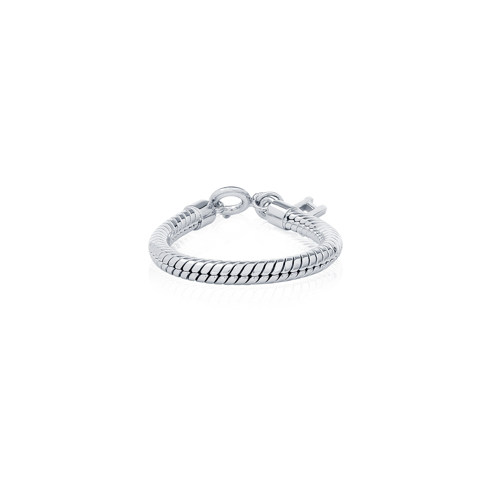 Prayer Silver Chain Ring