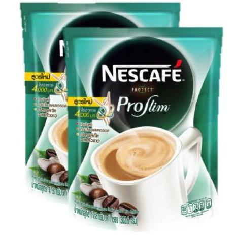 Nescafe Protect Proslim เนสกาแฟ โพรเทค 3in1 โพรสลิม 17.8ก.x 17ซอง (2แพค) ราคา 410 บาท*ส่งฟรี