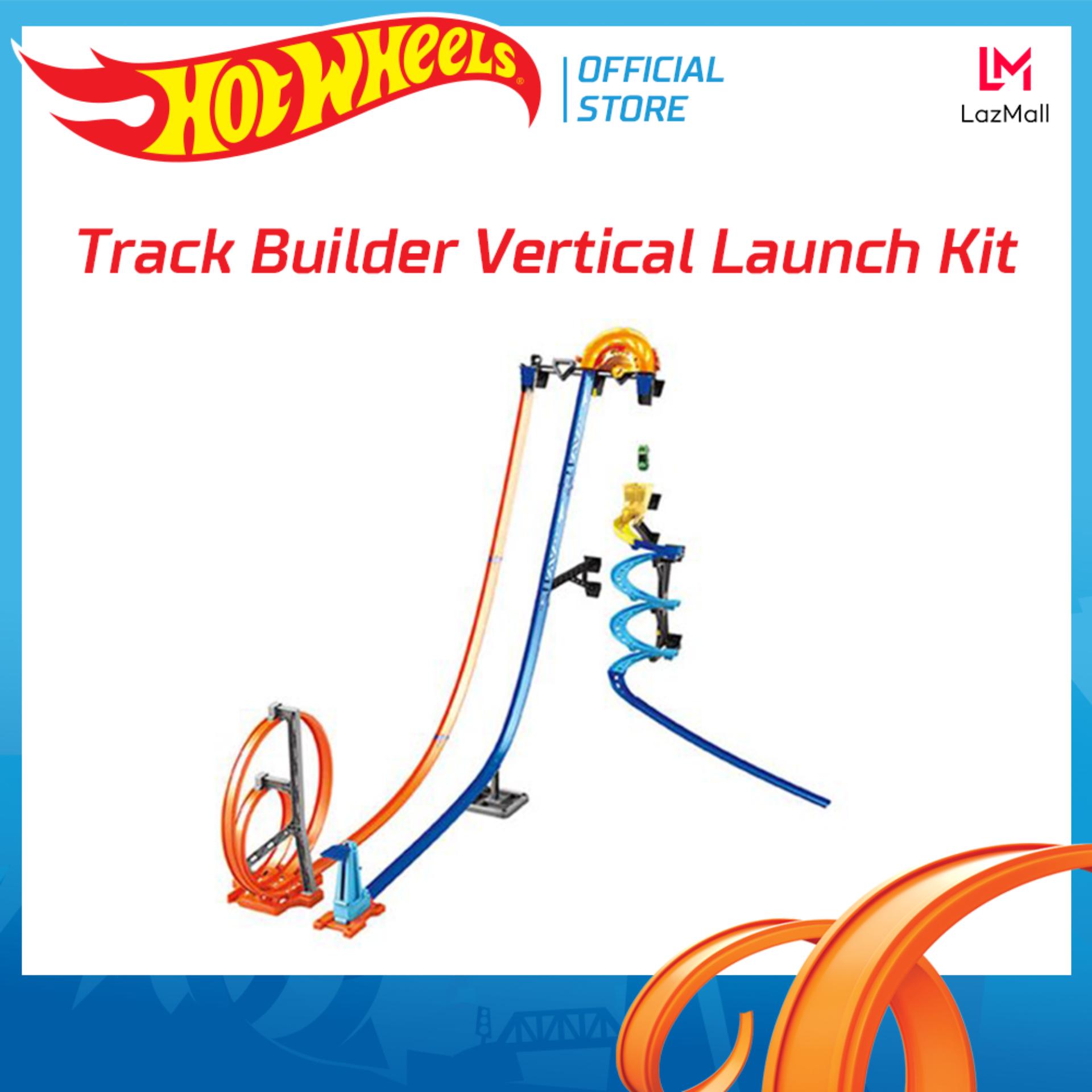 Hot Wheels® ฮ็อตวีล Track Builder Vertical Launch Kit GGH70 ชุดรางแข่งยกระดับ โมเดลรถ พาหนะจำลอง ของเล่นสะสม รถของเล่น