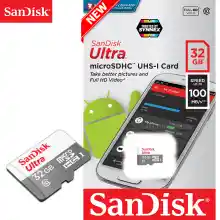 ภาพขนาดย่อของสินค้าSandisk microSDHC Card Ultra 100MB/S ความจุ 32GB Class10 (SDSQUNR-032G-GN3MN) เมมโมรี่ การ์ด แซนดิส ใส่ โทรศัพท์ มือถือ สมาร์ทโฟน แท็บเล็ต Mobile Android คอมพิวเตอร์