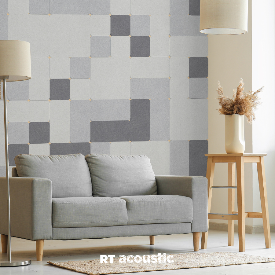 Rt Acoustic Acoustic Panels, Sound Absorbing Panels, Block Beat Diy, Model Bb03 (1 Box Contains 18 Panels) ราคา 5,046 บาท*ส่งฟรี