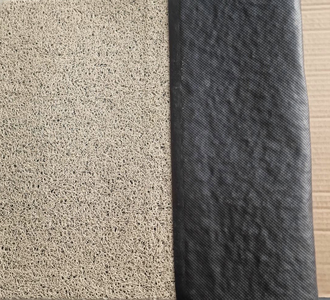 พรมดักฝุ่น พรมใยดักฝุ่น ไม่มีพิมพ์ตัวอักษร ขนาด40*60cm และขนาด50*70cm