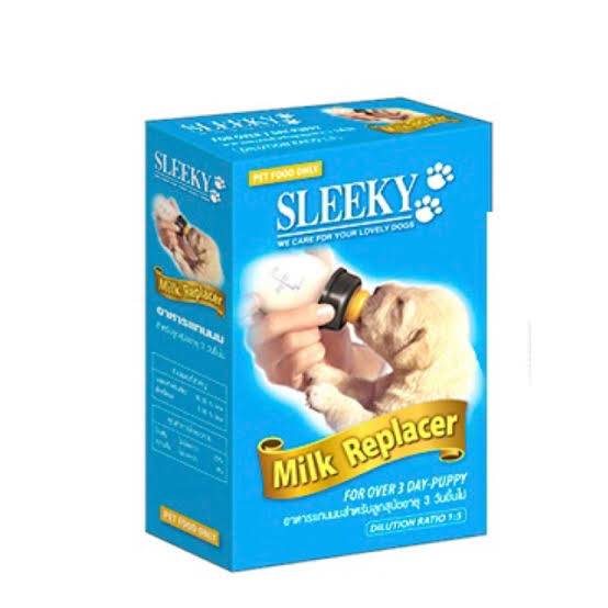 SLEEKY Milk Replacer อาหารแทนนมสำหรับสุนัข 3 วันขึ้นไป 300 กรัม