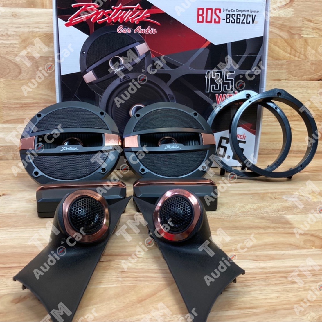 หูช้างตรงรุ่น HONDA CIVIC 2007-2011 ลำโพงแยกชิ้น 6.5” BOSTWICK BOS-BS62CV + ฐานรองลำโพงตรงรุ่น จำนวน 1คู่ ราคา 3,500 บาท*ส่งฟรี