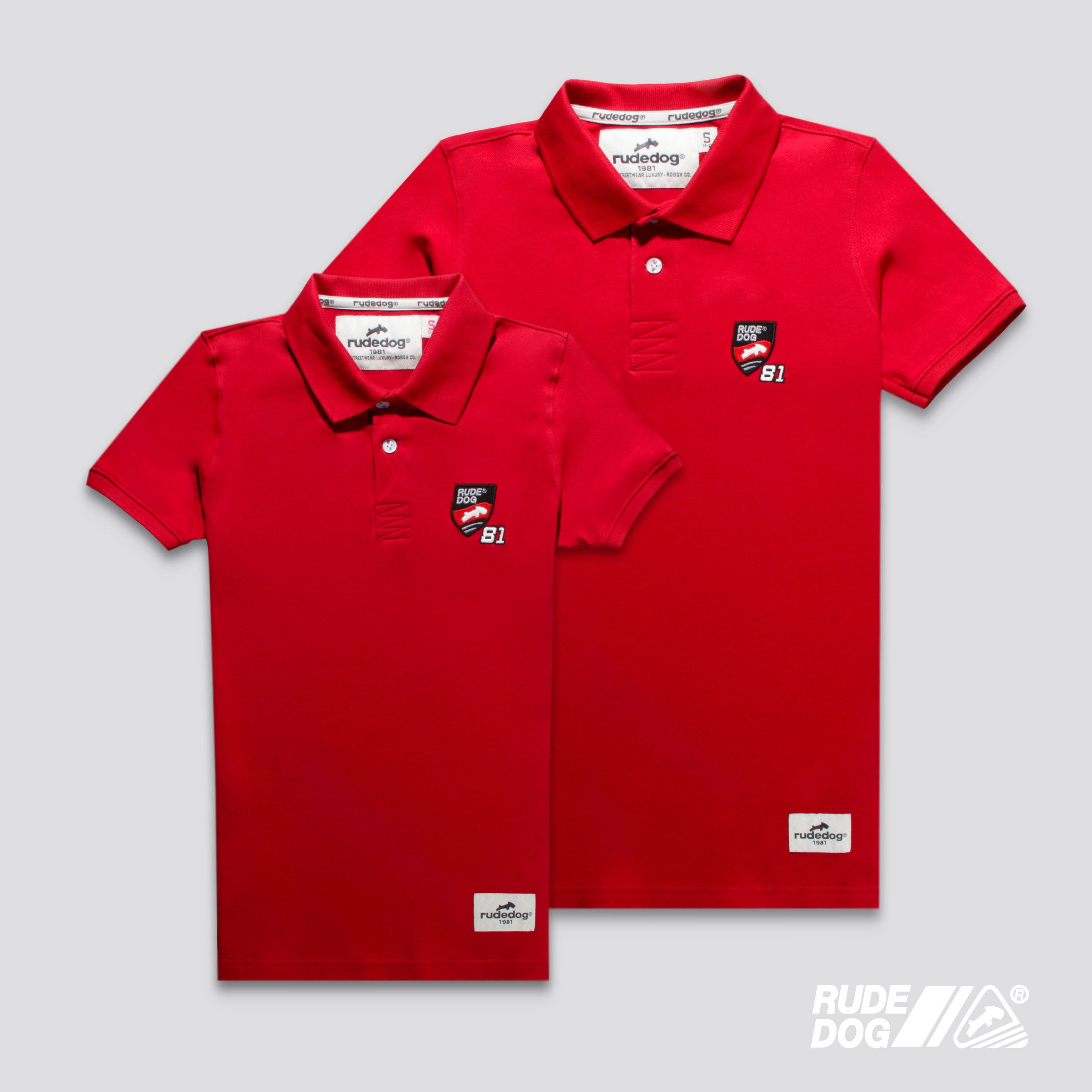 Rudedog เสื้อโปโล ผู้ชาย รุ่น F One (สาปเรียบ) (Men Polo)