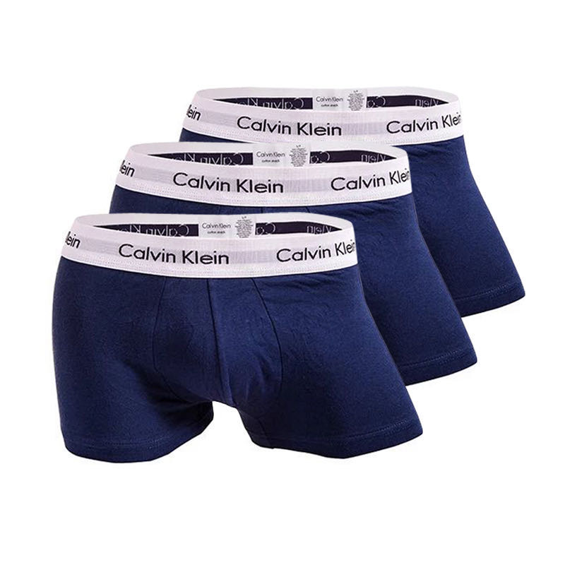 Calvin Klein underwear กางเกงในชาย CK01 กางเกงในผู้ชาย(3ชิ้น) ของแท้ 100% เนื้อผ้าระบายอากาศได้ดี ดูดซับเหงื่อ