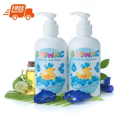 ✨ SHOWME Butterfly Pea Baby Shampoo Healthier & Long 200 ml