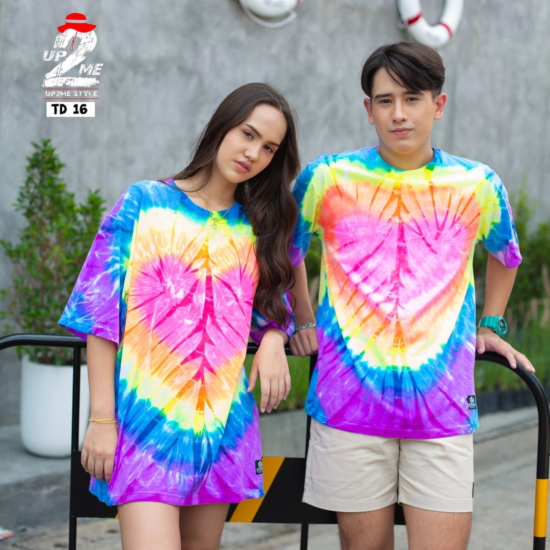 เสื้อมัดย้อม ฟรีไซส์ S-3XL ผ้าคอตตอน supersoft 100% มัดย้อมสีสด ใส่ได้ทั้งชายหญิง ราคา/1ตัว เสื้อมัดย้อมผญ เสื้อมัดย้อมผช เสื้อมัดย้อม2021