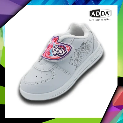 รองเท้าผ้าใบนักเรียนสีขาว ADDA รุ่น 41G70-c1