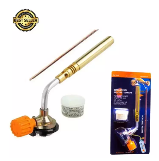 KOVEA Brazing Gas Torch KT-2104 หัวพ่นไฟเอนกประสงค์ หัวเชื่อมทองเหลือง เชื่อมท่อแอร์ เชื่อมท่อทอแดง สำหรับช่างแอร์ หัวพ่นไฟ หัวพ่นแก๊ส