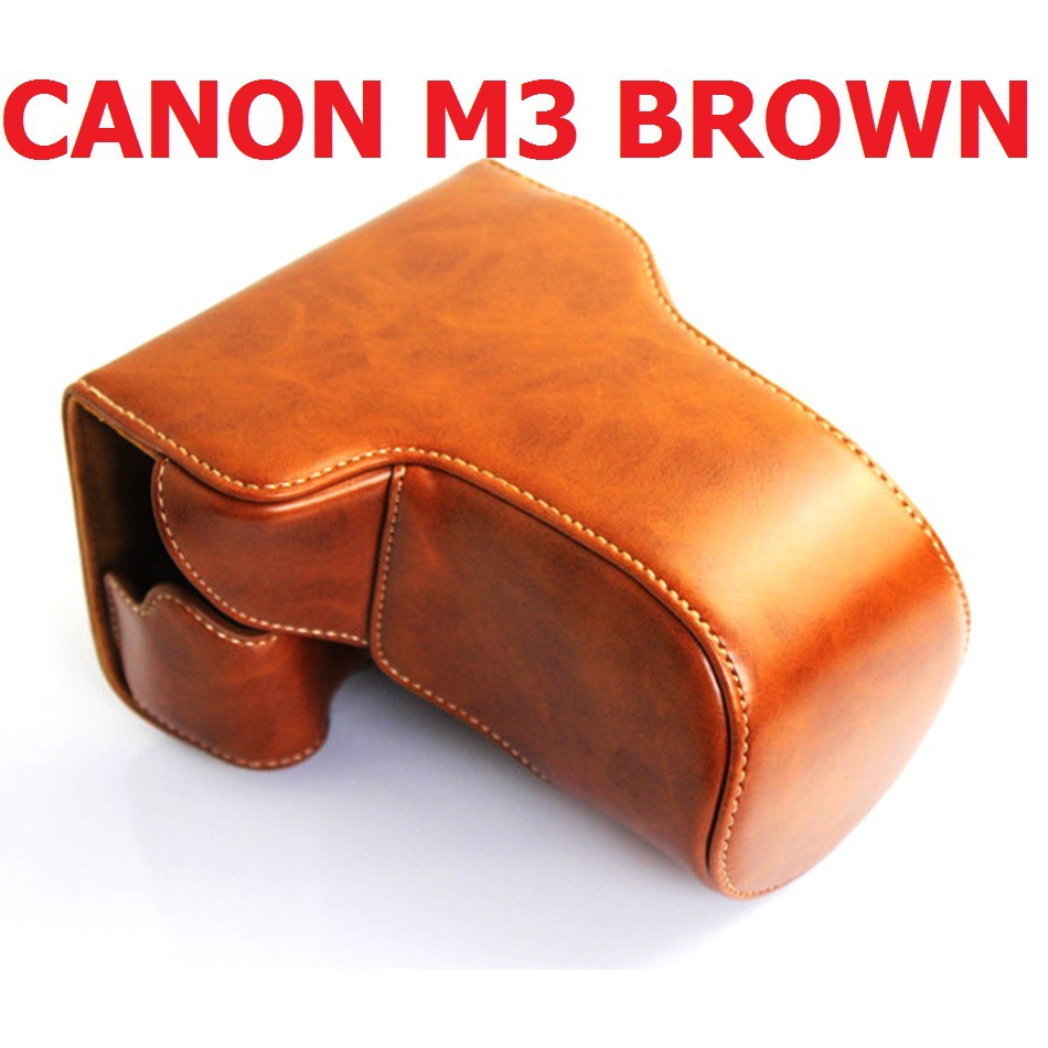 PU CASE CANON M3 BROWN