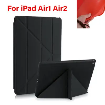 เคสiPad Air1 Air2 เคสนิ่ม TPU สามารถพับได้หลายรูปแบบ Y foldable เคสไอแพด สำหรับรุ่น iPad Air1 Air2 (1)