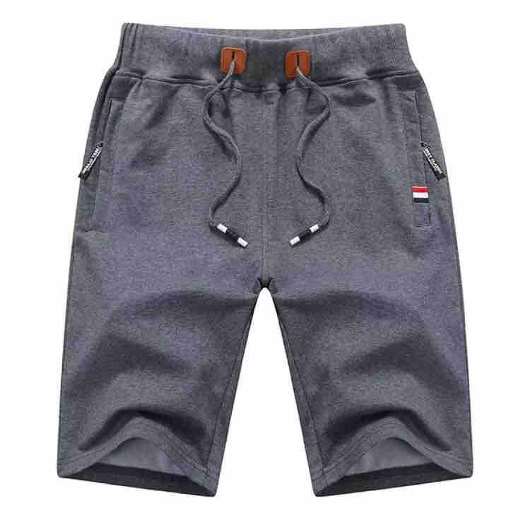 Summer New Style Men's Fashion Shorts Boy's Athletic Pants Teenager Knitted Bermuda Shorts Men Casual Shorts