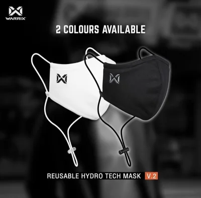 หน้ากากผ้า Warrix Reusable Hydro-Teach Mask v.2