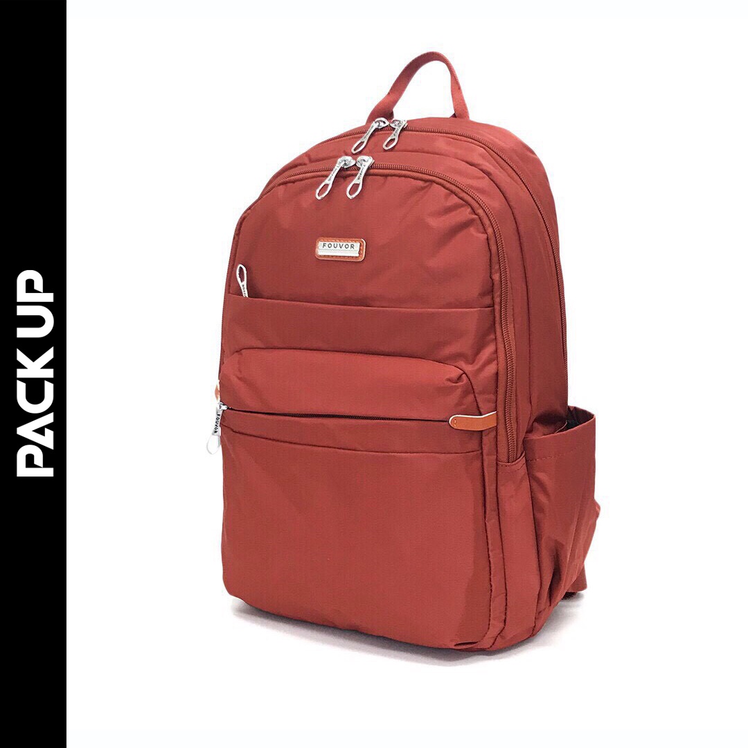 𝗣𝗔𝗖𝗞 𝗨𝗣 กระเป๋าเป้ FOUVOR รุ่น 2800-22 (สีส้ม) ราคา 1,290 บาท*ส่งฟรี