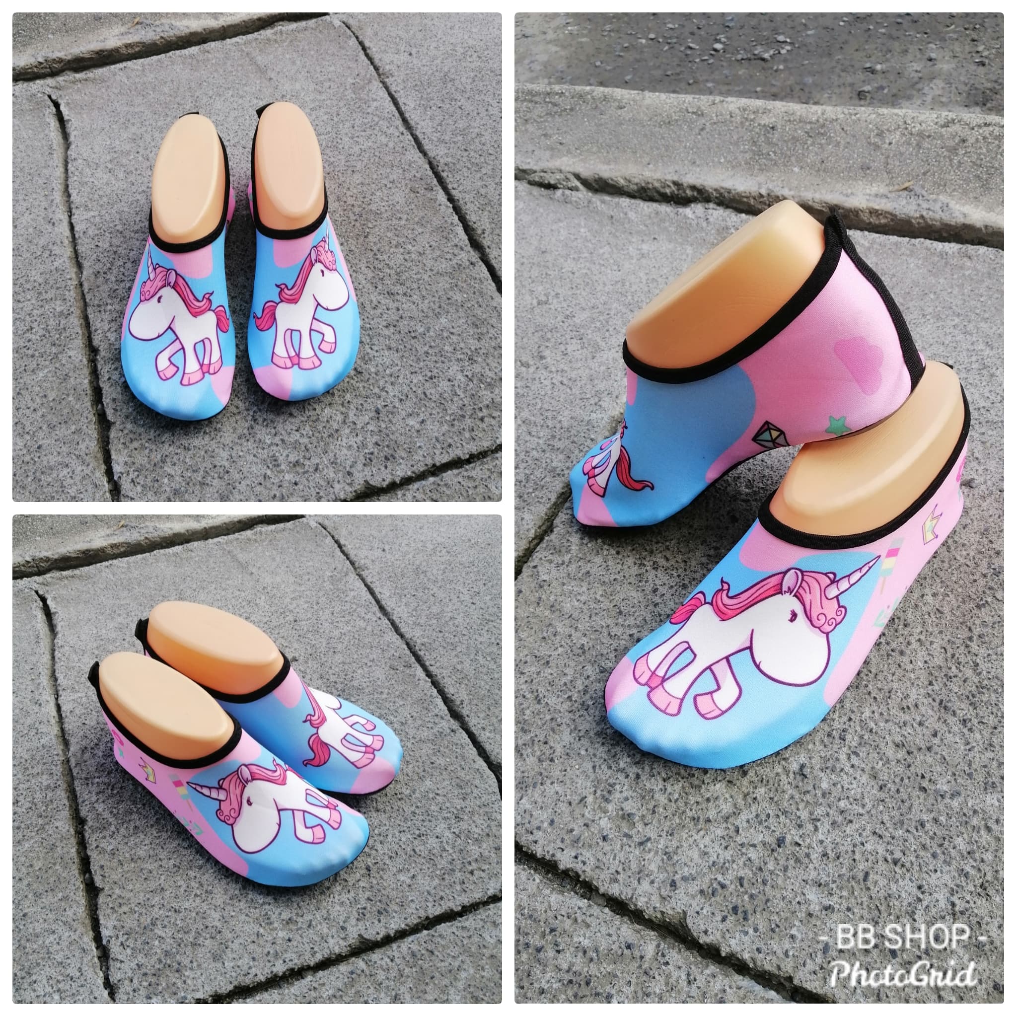 Kids Swimming​ ​shoes​/Beach shoes รองเท้าว่ายน้ำเด็ก​ยูนิคอนชมพู รองเท้าเดินชายหาด รองเท้ากันลื่นสำหรับเด็กผู้ชายเด็กผู้หญิง Aqua skin shoes for kids