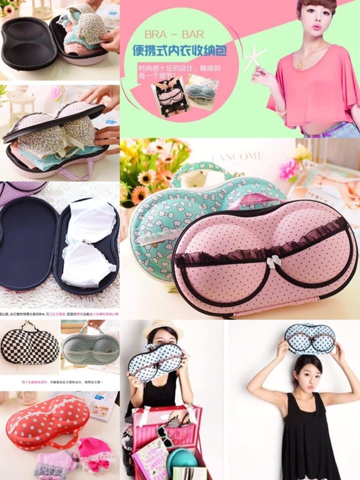 กระเป๋าเก็บเสื้อชั้นใน Underwear women Storage Travel Bra Organizer กระเป๋าเก็บชุดชั้นใน กระเป๋าใส่บราและชุดชั้นในสำหรับเดินทาง ที่เก็บของใช้ส่วนตัว