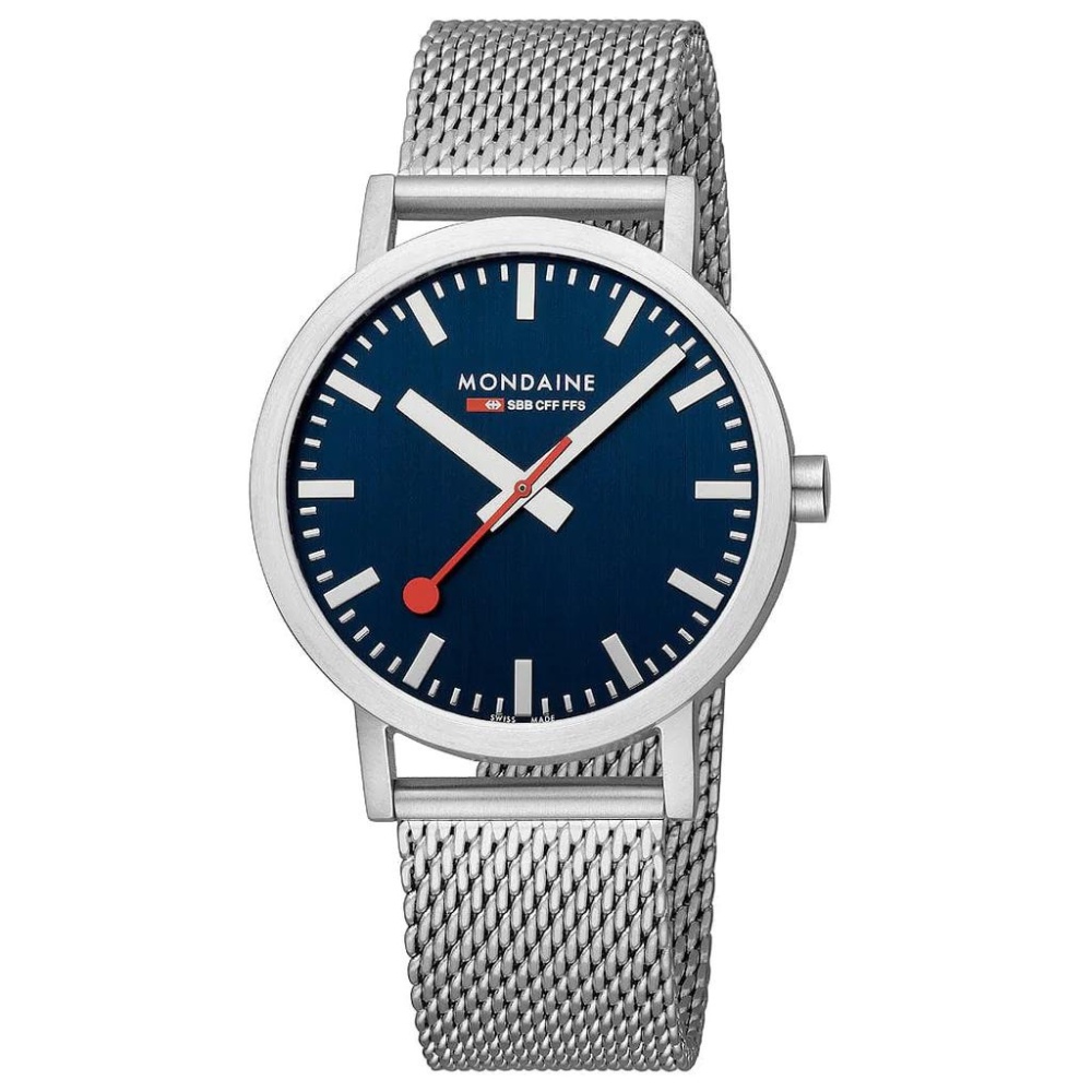 นาฬิกาข้อมือ Mondaine CLASSIC 40 mm, Stainless Steel , A660.30360.40SBJ ราคา 10,800 บาท*ส่งฟรี