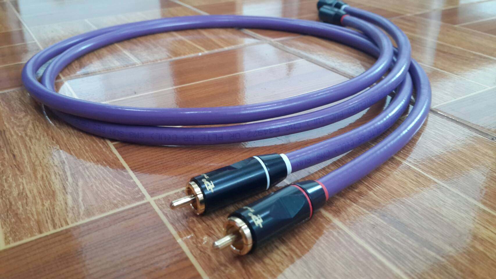 *มีของพร้อมส่ง* สายสัญญาณ RCA  BELDEN รุ่น 3079E  สายสัญญาณจากอเมริกา แจ็ค RCA PALIC จำนวน 2 เส้นสามารถเลือกความยาวได้