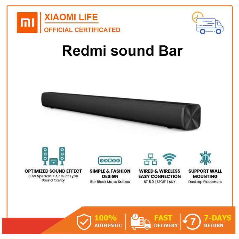 Xiaomi Mi Redmi Soundbar ลำโพง Bluetoothซาวด์บาร์TV Wireless Speaker ลำโพงซาวด์บาร์ ลำโพงบลูทูธเบสหนัก มีรับประกัน ลำโพงซาวด์บาร์ for TV xiaomi SAMSUNG Hisense TCL SHARP