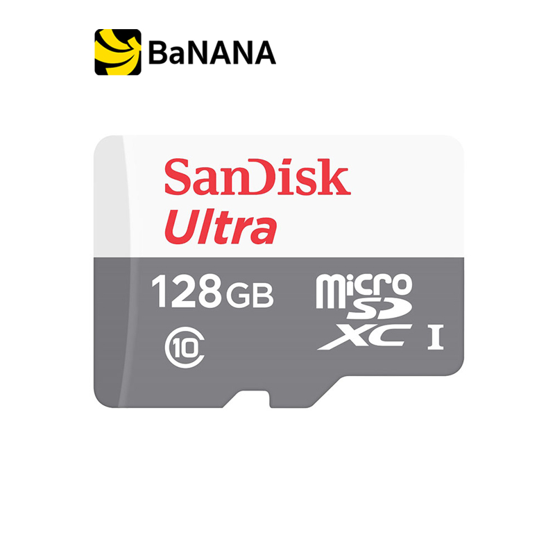 ไมโครเอสดีการ์ด SanDisk Ultra MicroSDXC 128GB 100MB/s C10 (SDSQUNR-128G-GN6MN) by Banana IT