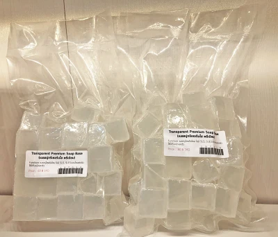 Transparent Premium Soap Base เบสสบู่กรีเซอรีนใส พรีเมียม 1 Kg.
