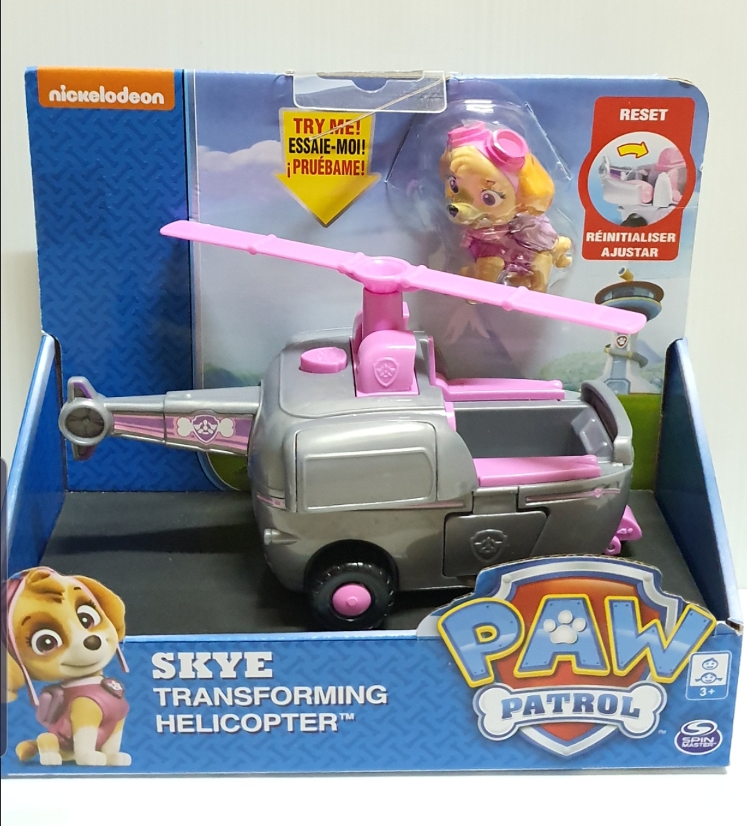 Lakky ของเล่นเด็ก รถ Paw Patrol ยานพาหนะ Skye Helicopter Vehicles ยานพาหนะ ของใหม่ ของสะสม
