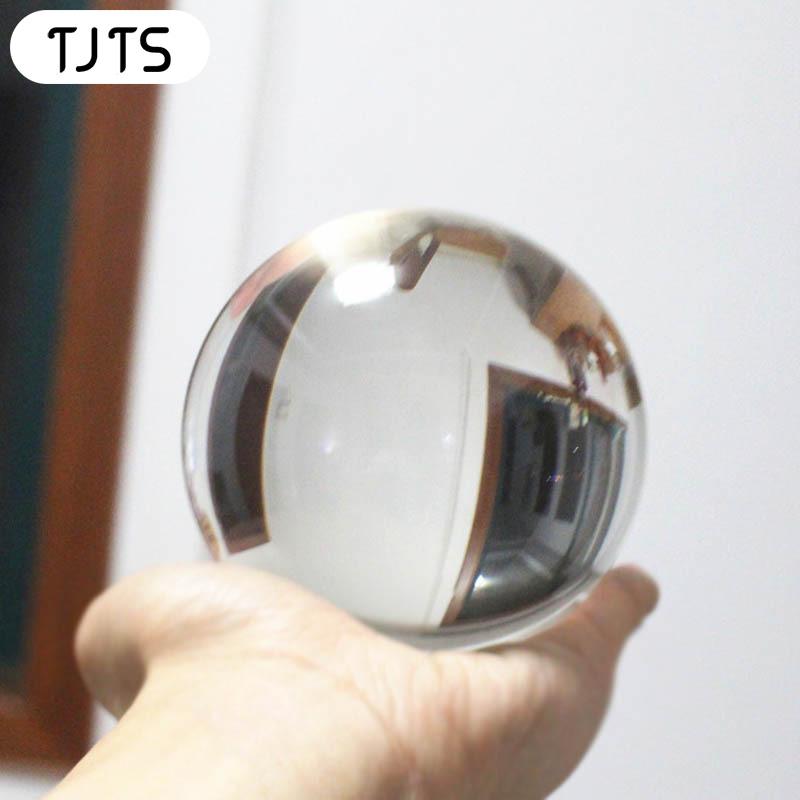TJTS 30/40/50กระจกใสลูกบอลคริสตัลสำหรับการถ่ายภาพพร็อพอุปกรณ์ตกแต่งบ้านของขวัญ