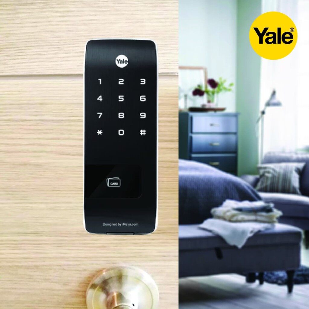 กลอนประตูดิจิตอลล็อค Digital Door Lock Yale YDR343