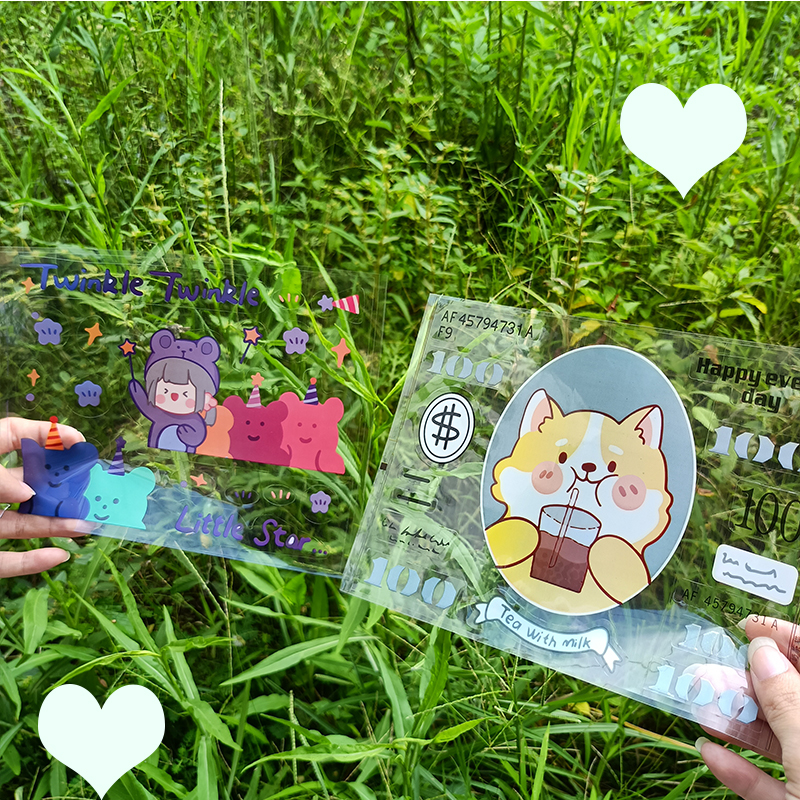 【จัดส่งจากประเทศไทย❗】สติ๊กเกอร์การ์ตูน Pvc ใหม่ สติ๊กเกอร์ DIY สติ๊กเกอร์น่ารัก สติ๊กเกอร์ใช้ซ้ำ