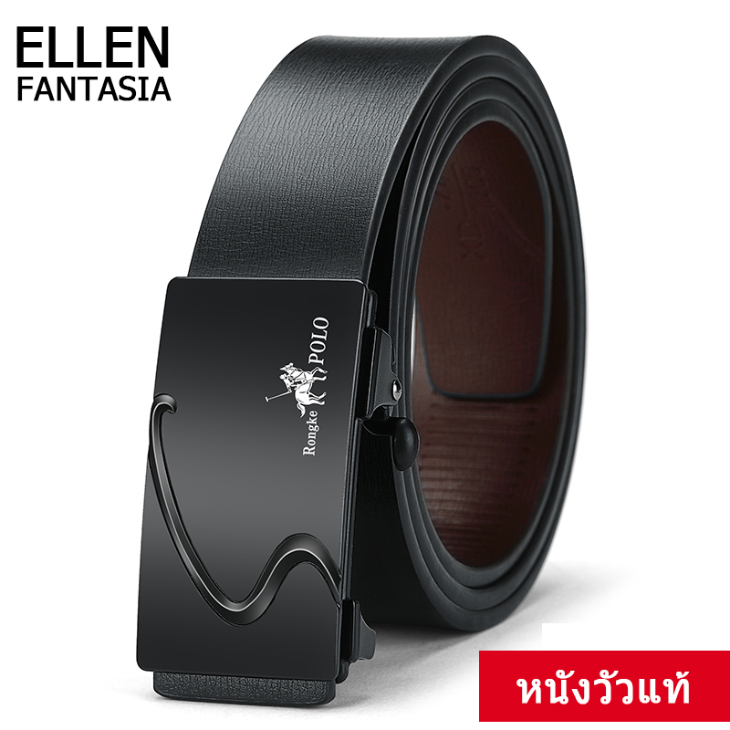 ELLEN Fantasia เข็มขัดแฟชั่น หัวเข็มขัดอัตโนมัติ เข็มขัดผู้ชายอ้วน เข็มขัดผู้ชายหนังแท้ เข็มขัดผู้ชาย เข็มขัดผู้ชายแฟชั่น เข็มขัดหนังวัวแท